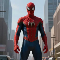 Miles Morales Spider-Man dressed by Balmain, photorealistic, cinematic, 8k, artstation