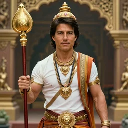 Tom Cruise as the Hindu God Narasimha