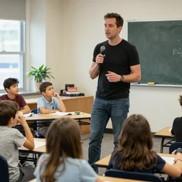 Ben Shapiro debating a room of kindergartners