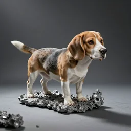 beagle made of molybdenite