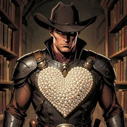 in the armored library you feel like pearls fill your ancient heart ,digital art,photorealistoc,art by greg rutkowski,hyperdetailed,western comic style,comic,comic style,sharp lineart,professional lighting,deviantart,artstation,trevor henderson,rossdtaws,cinematic,dramatic