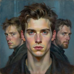 portrait of a handsome male, head shoot, art by minna sundberg and alex heywood, fantasy art, reimagined by industrial light and magic, oil on canvas, hd