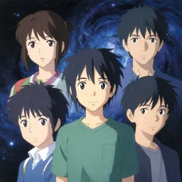 hikari shimoda, takashi murakami, james jean, makoto shinkai, akihiko yoshida, textured, stippled lighting, portrait of a nebula with a female astronaut floating, gustav klimt, lomography, colorful, dynamic perspective, dynamic pose, dramatic lighting, hdr, ilya kuvshinov, yoh yoshinari, editorial illustration