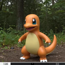 trail cam footage of charmander