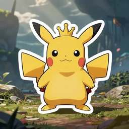 cute miss mascot miasmax miasmax garbodor pokemon sticker art, cronobreaker, beeple game icon