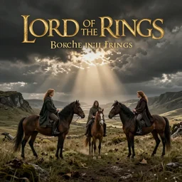 horse riders in rohan, film still from lord of the rings