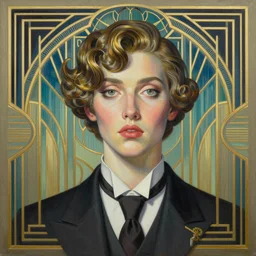 art deco, an ultrafine detailed painting by rafal olbinski, thomas cole, behance contest winner, pop surrealism, detailed painting, very detailed, minimalist, skeuomorphic, airbrush art