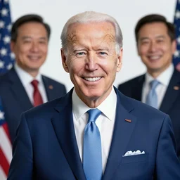 candid portrait of joe biden, smiling ahead, artstation winner by victo ngai, kilian eng and by jake parker vibrant colors, winning - award masterpiece, fantastically gaudy, aesthetic octane render, 8 k hd resolution