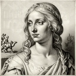 epic woman evolution, engraving by piranesi, by durer, artstation hq