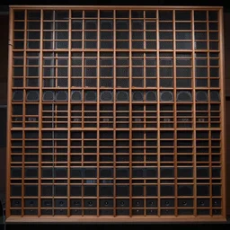 cctv screenshot of the biggest sound library known to humanity