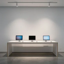 dezeen showroom, minimalissimo, archdaily soft light gradient computer blur from spike jonze her