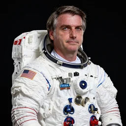 photo of Jair Bolsonaro astronaut