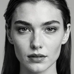 black and white vogue closeup portrait by herb ritts of a beautiful female model, politically liberal, high contrast