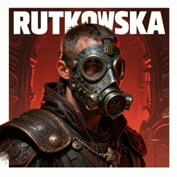 concept art by greg rutkowski, a rugged dystopian man with religious ceremonial breathing mask designed by h. r. giger, scifi, detailed and intricate environment, reddish lighting, book cover, highly detailed portrait, digital painting, artstation, concept art, smooth, sharp focus illustration, artstation hq