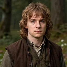 samwise gamgee in an anime world, incredibly detailed, ultra realistic