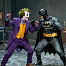 still from the 1 9 6 0 s batman tv series showing batman fighting the joker