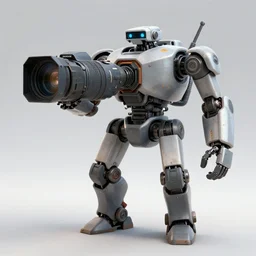 concept art of camera that can transform into a robot, 3 d - concept, model, 4 k, unreal engine 5