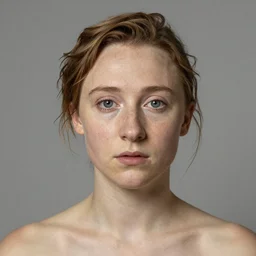 a true-to-life portrait of Saoirse Ronan painted by John Everett Millais, real-life accurate, symmetrical eyes, anatomically accurate