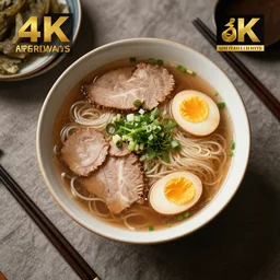 flatlay realistic photo of delicious pho, ramen, aesthetic table cloth, highly detailed, cinematic light, masterpiece, 8 k hd, award winning, artstation,