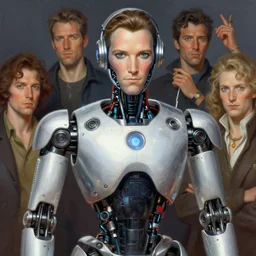 close up sci - fi tom segura robot, lsd, elegant, highly detailed, centered, digital painting, concept art, smooth, sharp focus, illustration, artgerm, tomasz alen kopera, peter mohrbacher, donato giancola, joseph christian leyendecker, wlop, frank frazetta
