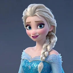 portrait of elsa from frozen, hyper detailed, digital art, trending in artstation, cinematic lighting, studio quality, smooth render, unreal engine 5 rendered, octane rendered, art style by klimt and nixeu and ian sprigger and wlop and krenz cushart.