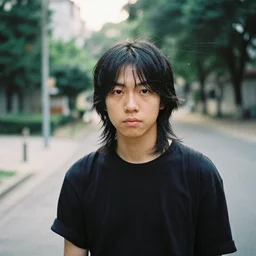 Link as a real person, 35mm film