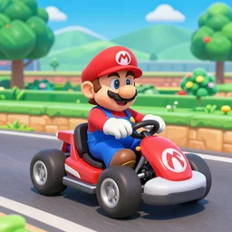 “trump in Mario kart”