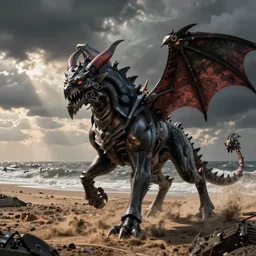 Cyberdemon on Omaha beach