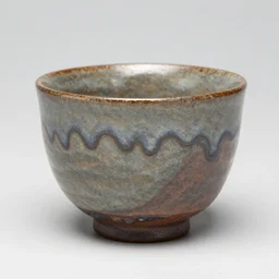 japanese handmade tea cup, dripping glaze, glazed clay, edo period, crazed glaze glaze drips, artistic, exquisite, zen,