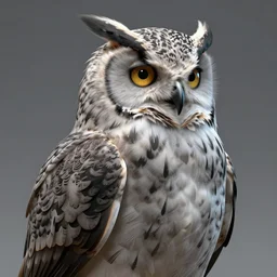 an anatomically correct digital artwork of a humanoid owl samurai with r spiky hair, detailed illustration, trending on artstation, by haoyu feng, su fu, smooth shading techniques, dramatic lighting, beautiful masterpiece, 8 k.
