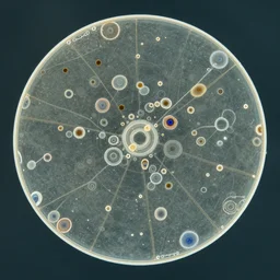 silica cell wall of a diatom ( unicellular alga ) at 3, 0 0 0 x magnification - h 7 2 0