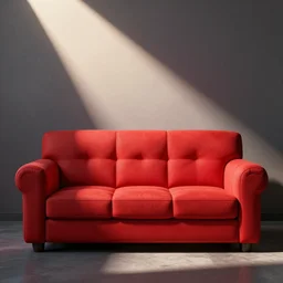 Super Mario-themed red couch
