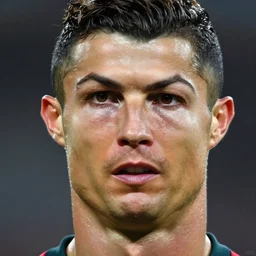 portrait of christiano ronaldo!!!!!!!!!!!!!!!!!!!!!!!!!!!, detailed face, detailed painting, epic lighting, by ilya repin, phil hale and kent williams