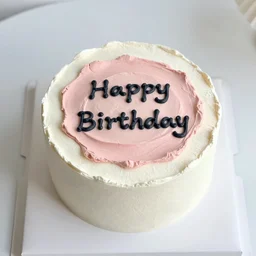 a cake with the writing happy birthday