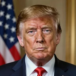 a high detail portrait photo of Trump by William Wegman, realism, 8k