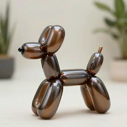 president trump shaped balloon dog