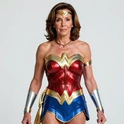 Nancy Pelosi as Wonder Woman, digital art, cgsociety, artstation, trending, masterpiece