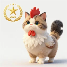 a digital painting of a chicken - cat hybrid, hyperealism, award winning, stunning, trending on art - sation, highly detailed, cinematic lighting, 8 k, hd