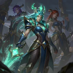 lucian league of legends wild rift hero champions arcane fantasy bioluminance alena aenami artworks in 4 k design by lois van baarle by sung choi by john kirby artgerm and greg rutkowski and magali villeneuve tank support marksman mage fighter assassin,