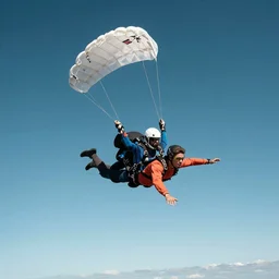 fashion editorial skydive. wide angle shot. highly detailed.