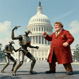 1 0 0 0 androids fighting in dc but where is waldo, hr giger