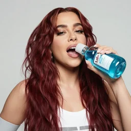alessia cara gargling mouthwash