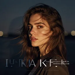one woman, brown hair, looks to the side, face towards the camera, hair fluttering in the wind. blurry shadow - like background, fine details. night setting. realistic shaded lighting poster by ilya kuvshinov katsuhiro, magali villeneuve, artgerm, jeremy lipkin and michael garmash, rob rey and kentaro miura style, trending on art station