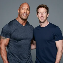 dwayne johnson mark zuckerberg