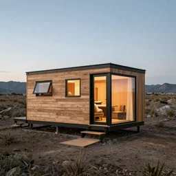 ground integrated tinyhouse