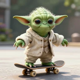 yoda doing skate
