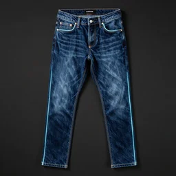 jeans with luminous lines,RTX,8k