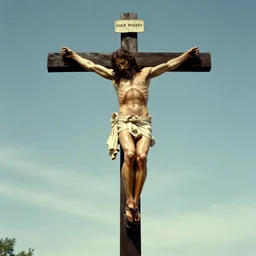gary busey as jesus on the cross