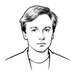 minimalist line art picasso vitalik buterin