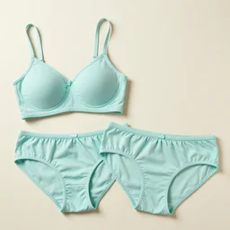 the film still photographed image is a vintage undergarments from the 1 9 4 0 s. the undergarments ensemble is inspired by teal mint cottagecore. it is displayed on a mannequin in a museum exhibit. vibrant cinematography, anamorphic lenses, upscale, hyper realistic photo, crisp, detailed image in 8 k resolution.